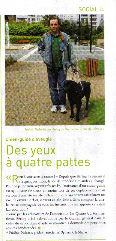 Photo de l'article de Puy de Dôme en mouvement. Son titre est : Des yeux à quatre pattes.